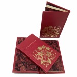 Sangorski Notebook - Red/Gold