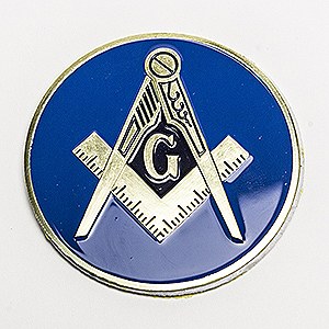 Blue Lodge Auto Emblem - Masonic Library & Museum Shop