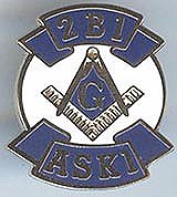 Master Mason Apron Lapel Pin