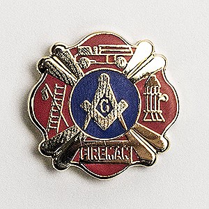Fireman Lapel Pin
