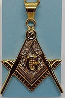 Zirconia Masonic Necklace