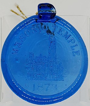 Blue Suncatcher of The Masonic Temple in Philadelphia