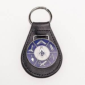 Leather Key Fob with Working Tools