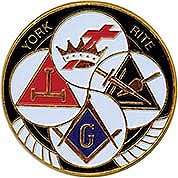 York Rite Auto Emblem