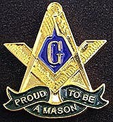 Proud to Be a Mason Lapel Pin