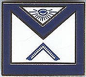 Worshipful Master Apron Lapel Pin