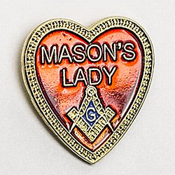 Mason's Lady Lapel Pin