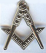 Square & Compass lapel pin