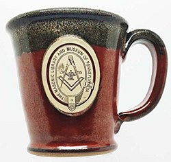 Stoneware Mug  Brick Red