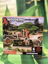 Woodkins ZooKeeper Play Set