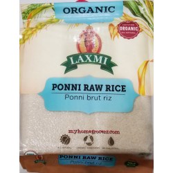 Laxmi Organic Ponni Raw Rice 10lb