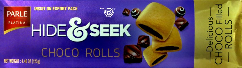 Parle Hide Seek 125g Chocolate Chip Rolls Kc India Mart