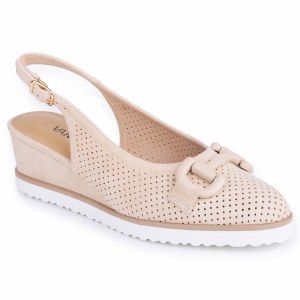 Darby-V Nude Suede 6