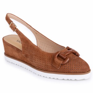 Darby-V Tan Suede 6