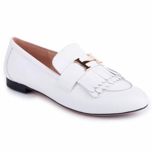 Hilda-V White Leather 10