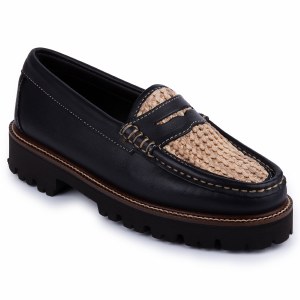 Whitney Lug Black/Natural 6