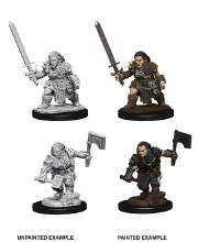 PF Mini: Feamle Dwarf Barbarian