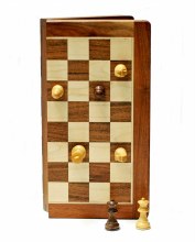 Chess Set Magnetic 7" Folding