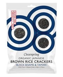 Brown Rice &amp; Sesame Crackers