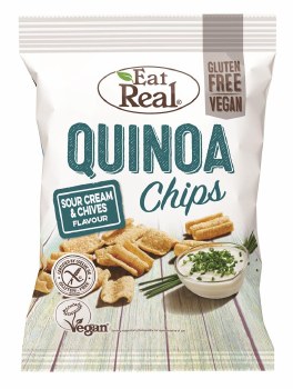 Quinoa Sour Cream Chive Chips