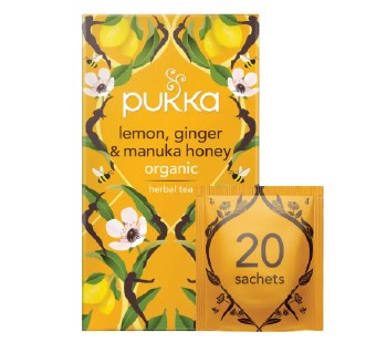 Lemon Ginger Manuka Honey Tea