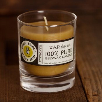 Beeswax Candle Glass Jar