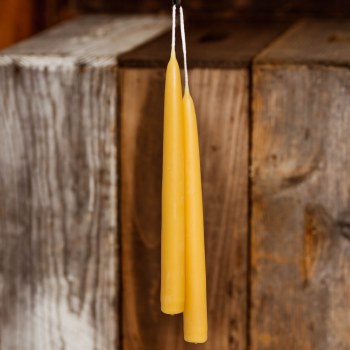 Beeswax Candles Standard Pair