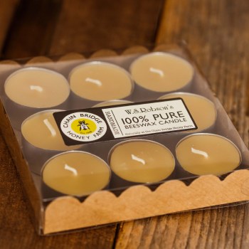 Beeswax Tealights Pack of 9