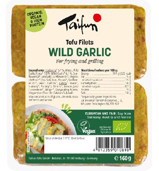 Wild Garlic Tofu Filets