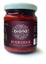 Organic Harrissa Chilli Relish