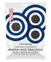 Brown Rice & Sesame Crackers