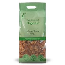 Organic Walnut Pieces 250g