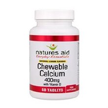 Calcium Chewable Lemon 400mg