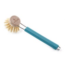 Dish Brush with Silicon Handle