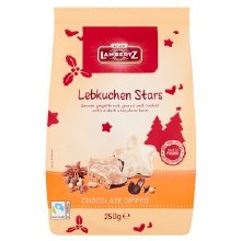 Chocolate Lebkuchen Stars