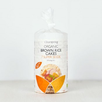 Org Brown Rice Cakes Super See