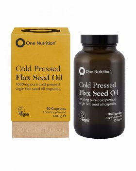 Cold Pressed Flax Seed Oil Capsules