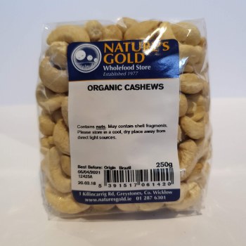 Org Cashews Whole