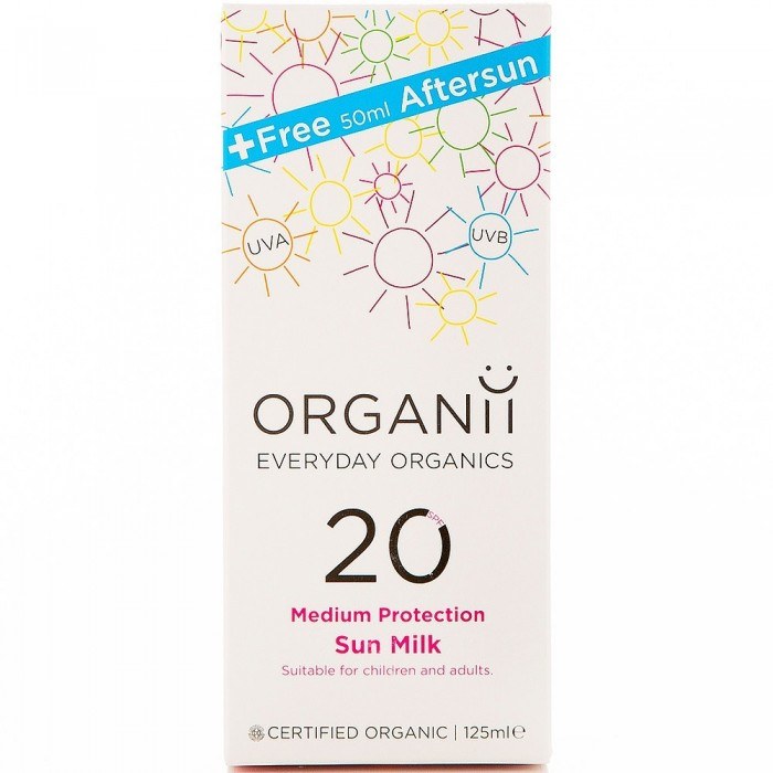 organii sun milk spf 50