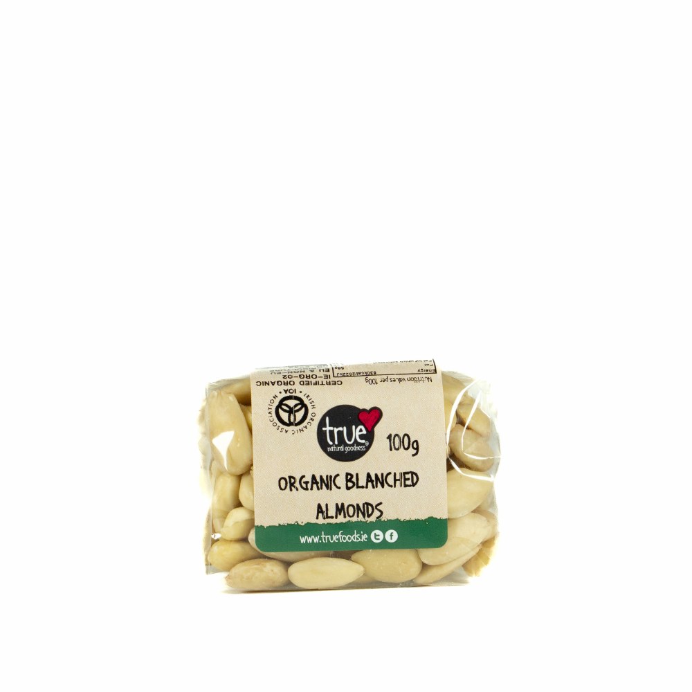 Org Blanched Almonds Nature's Gold