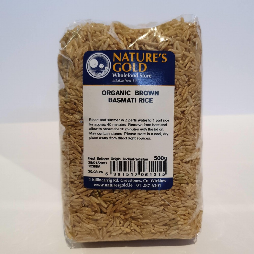 Org Brown Basmati Rice Nature's Gold