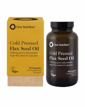Cold Pressed Flax Seed Oil Capsules