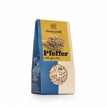 Organic Whole White Peppercorns