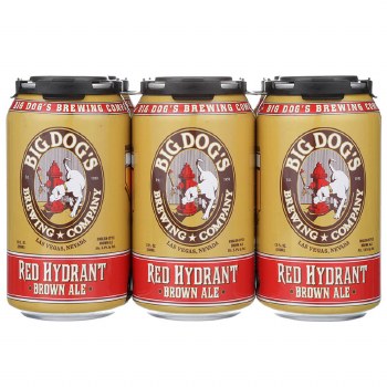 Big Dogs Red Hydrant 6pk