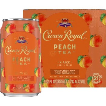 Crown Royal Peach Tea 4pk