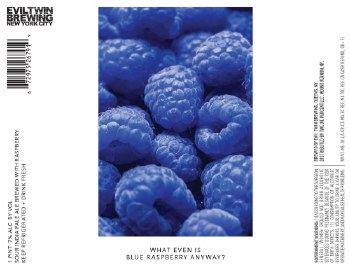 Evil Twin Blue Raspberry