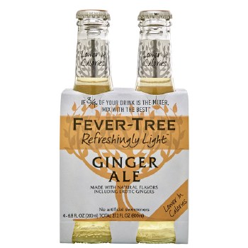 Fever Tree Light Ginger Ale 4p