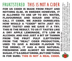 Frukt Stereo Not A Cider