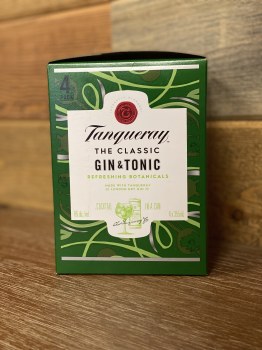 Tanqueray Gin &amp; Tonic Can 4pk