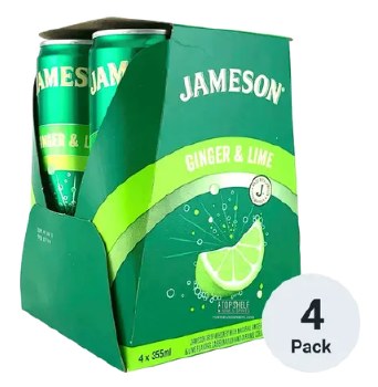 Jameson Ginger &amp; Lime 4pk